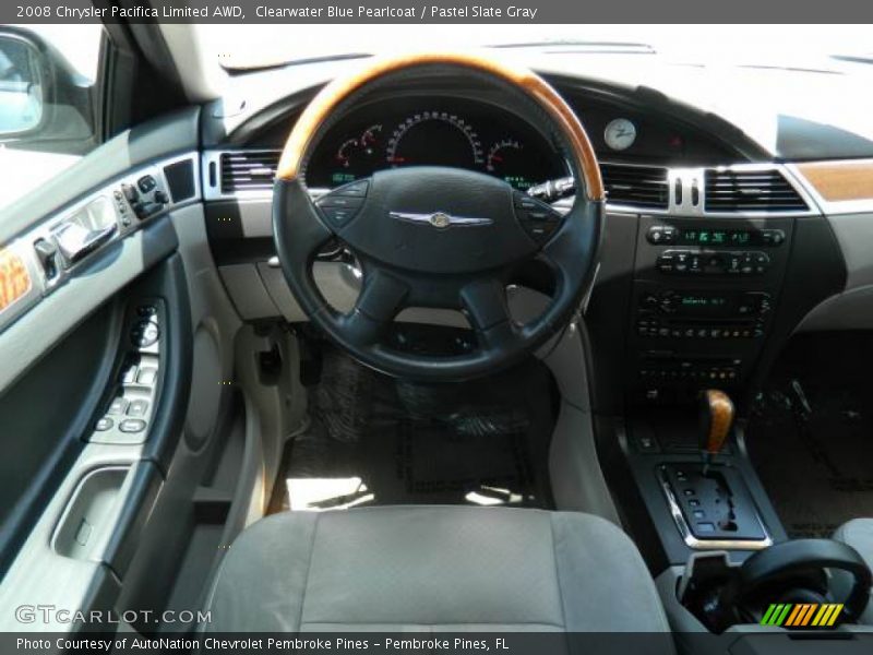Clearwater Blue Pearlcoat / Pastel Slate Gray 2008 Chrysler Pacifica Limited AWD