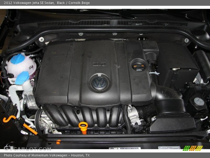 Black / Cornsilk Beige 2012 Volkswagen Jetta SE Sedan