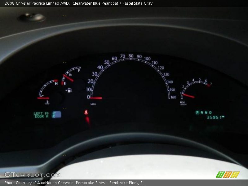 2008 Pacifica Limited AWD Limited AWD Gauges