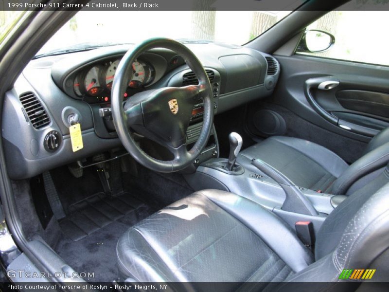 Black Interior - 1999 911 Carrera 4 Cabriolet 