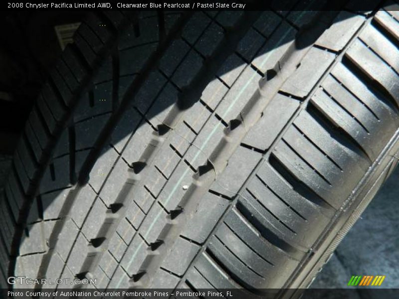 Clearwater Blue Pearlcoat / Pastel Slate Gray 2008 Chrysler Pacifica Limited AWD