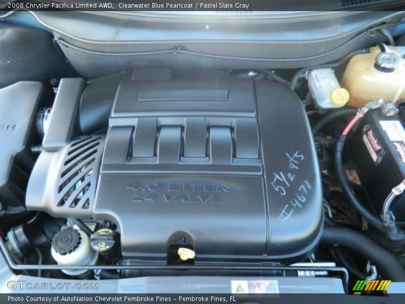  2008 Pacifica Limited AWD Engine - 4.0 Liter SOHC 24 Valve V6