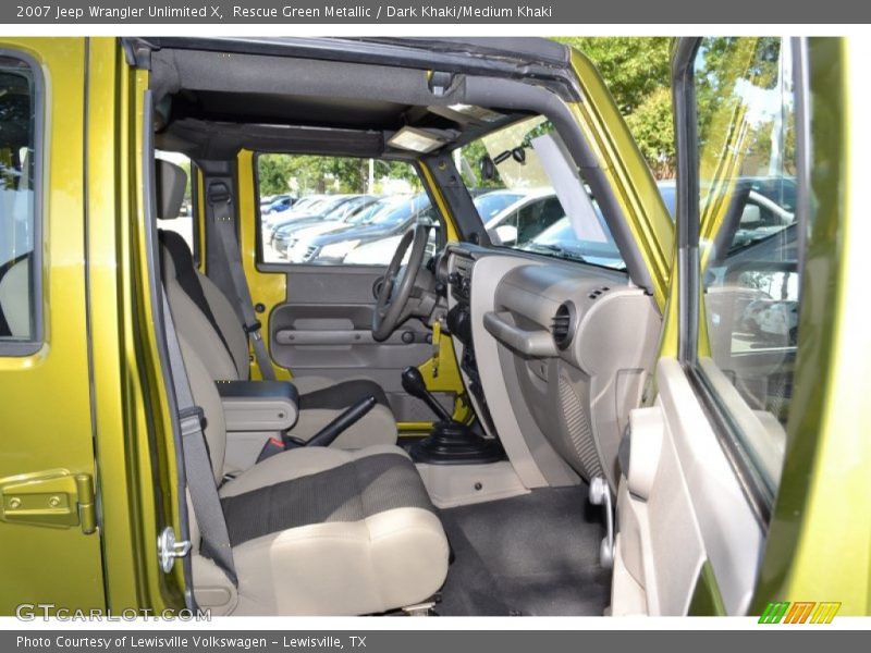  2007 Wrangler Unlimited X Dark Khaki/Medium Khaki Interior