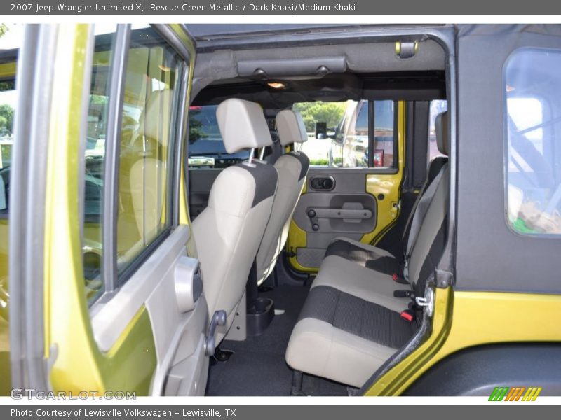 Rescue Green Metallic / Dark Khaki/Medium Khaki 2007 Jeep Wrangler Unlimited X