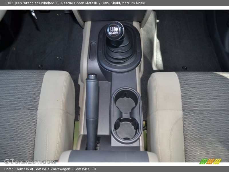 Rescue Green Metallic / Dark Khaki/Medium Khaki 2007 Jeep Wrangler Unlimited X