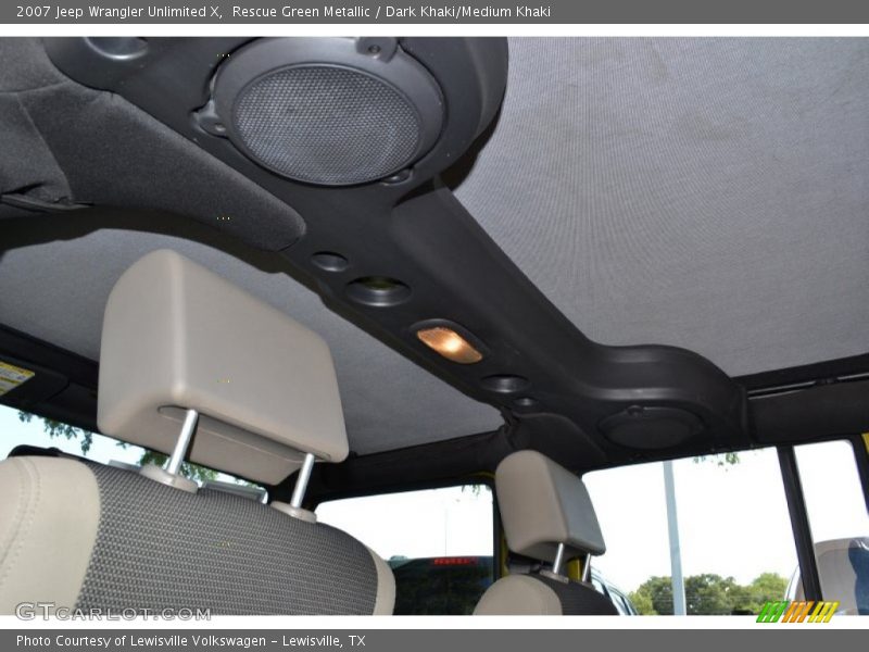 Rescue Green Metallic / Dark Khaki/Medium Khaki 2007 Jeep Wrangler Unlimited X