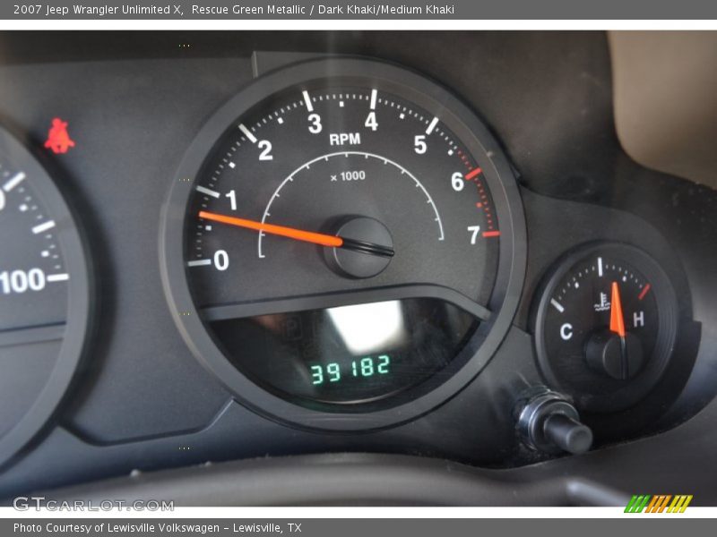 Rescue Green Metallic / Dark Khaki/Medium Khaki 2007 Jeep Wrangler Unlimited X