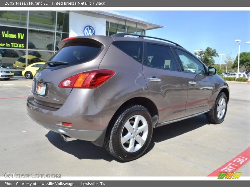 Tinted Bronze Metallic / Black 2009 Nissan Murano SL
