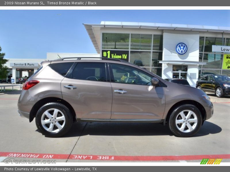 Tinted Bronze Metallic / Black 2009 Nissan Murano SL