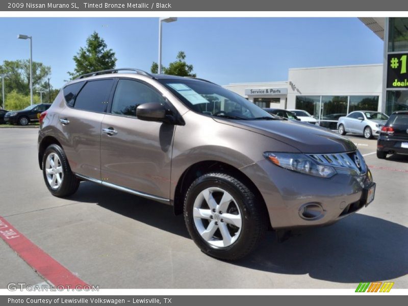 Tinted Bronze Metallic / Black 2009 Nissan Murano SL