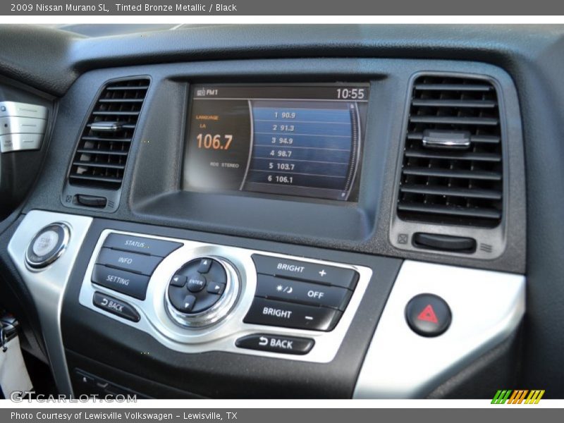 Tinted Bronze Metallic / Black 2009 Nissan Murano SL