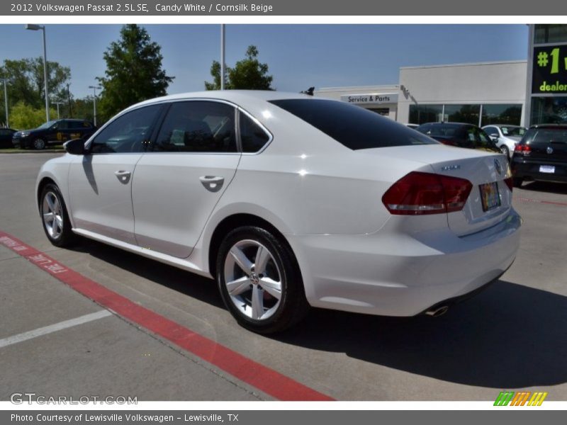 Candy White / Cornsilk Beige 2012 Volkswagen Passat 2.5L SE