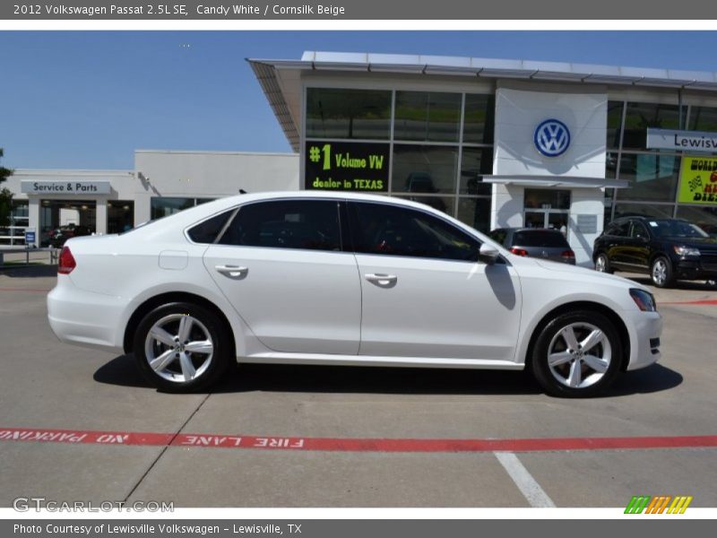 Candy White / Cornsilk Beige 2012 Volkswagen Passat 2.5L SE