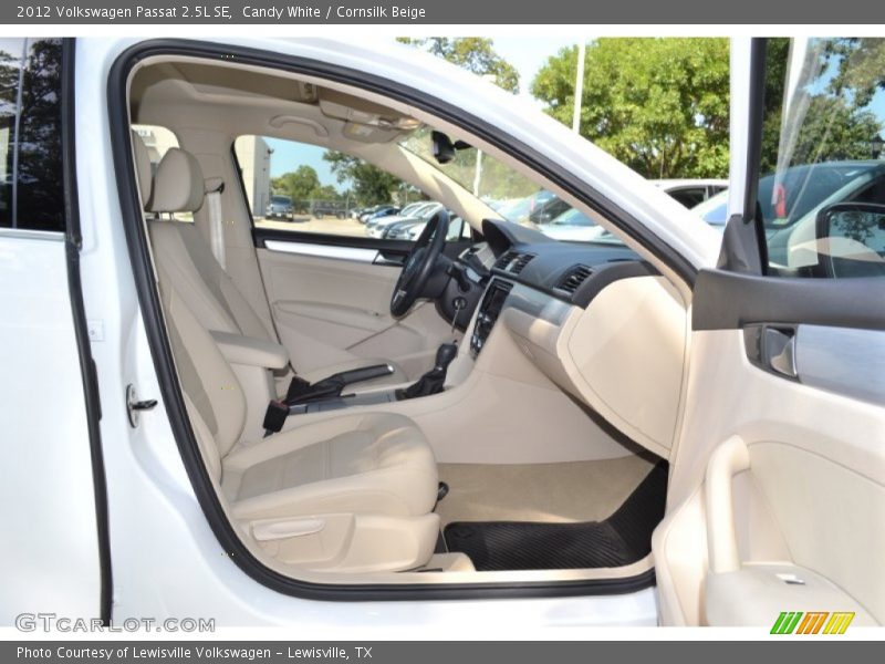 Candy White / Cornsilk Beige 2012 Volkswagen Passat 2.5L SE
