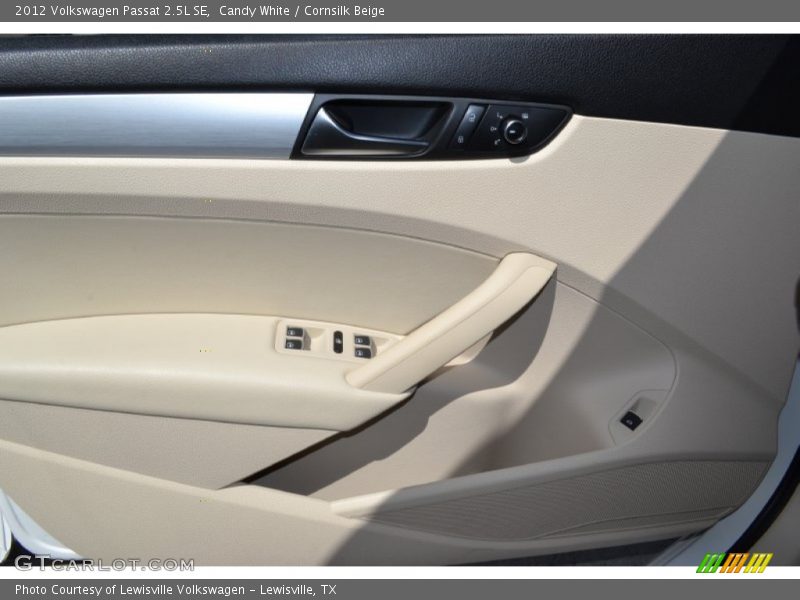 Candy White / Cornsilk Beige 2012 Volkswagen Passat 2.5L SE