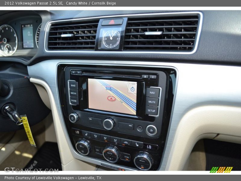 Candy White / Cornsilk Beige 2012 Volkswagen Passat 2.5L SE