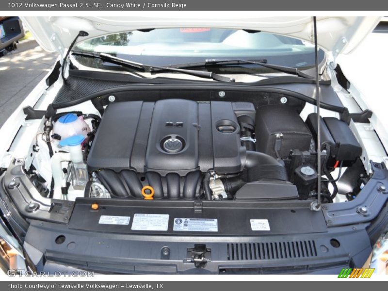 Candy White / Cornsilk Beige 2012 Volkswagen Passat 2.5L SE