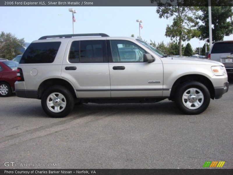 Silver Birch Metallic / Stone 2006 Ford Explorer XLS