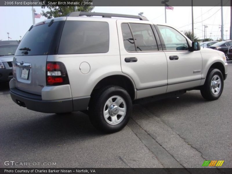Silver Birch Metallic / Stone 2006 Ford Explorer XLS