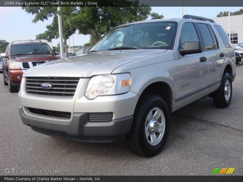 Silver Birch Metallic / Stone 2006 Ford Explorer XLS