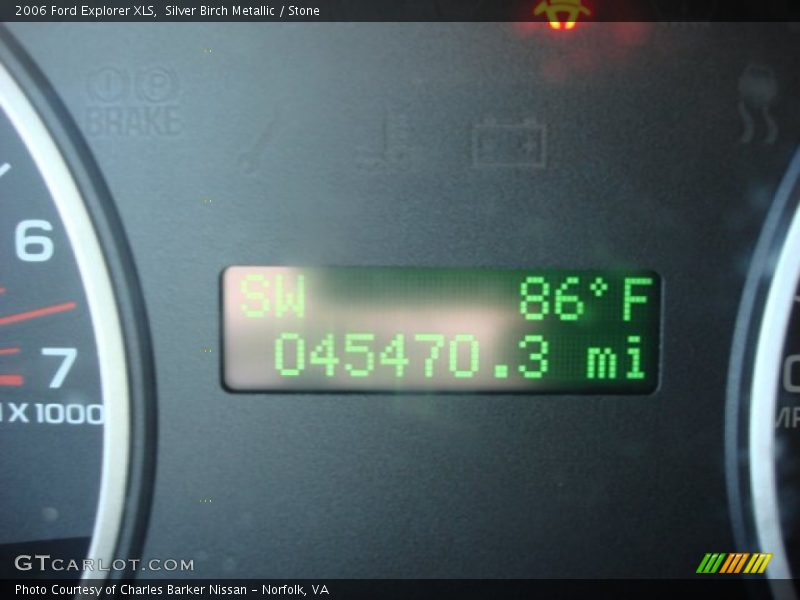 Silver Birch Metallic / Stone 2006 Ford Explorer XLS