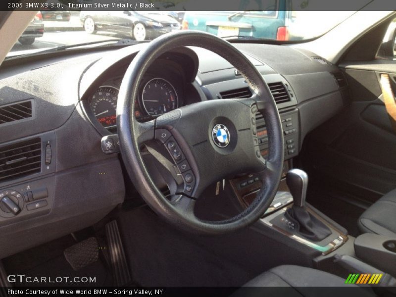 Titanium Silver Metallic / Black 2005 BMW X3 3.0i