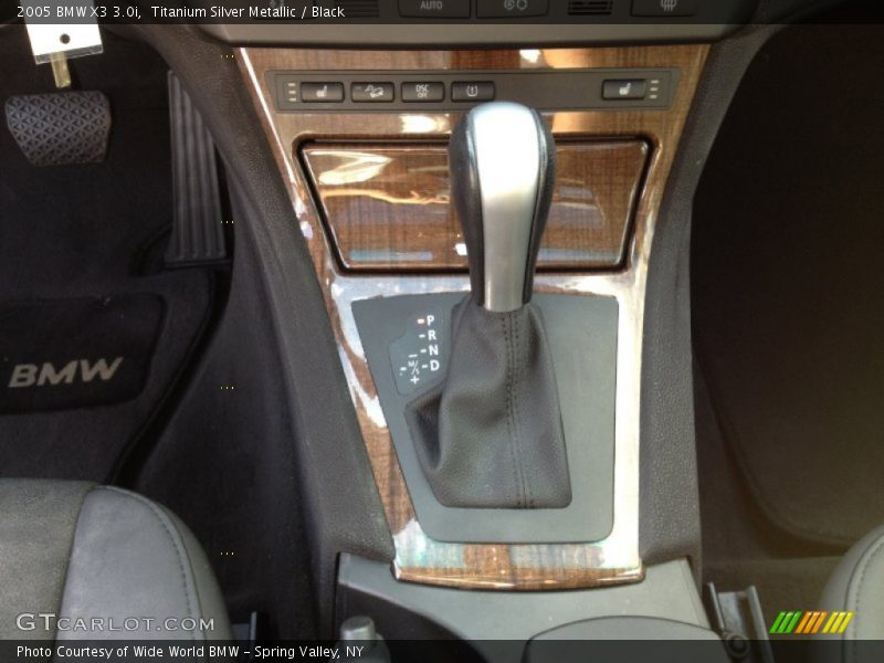 Titanium Silver Metallic / Black 2005 BMW X3 3.0i