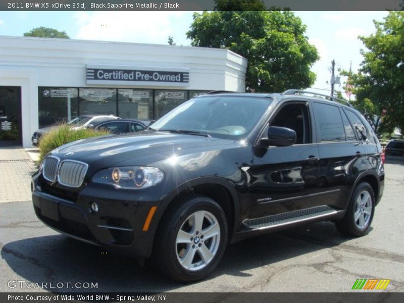 Black Sapphire Metallic / Black 2011 BMW X5 xDrive 35d