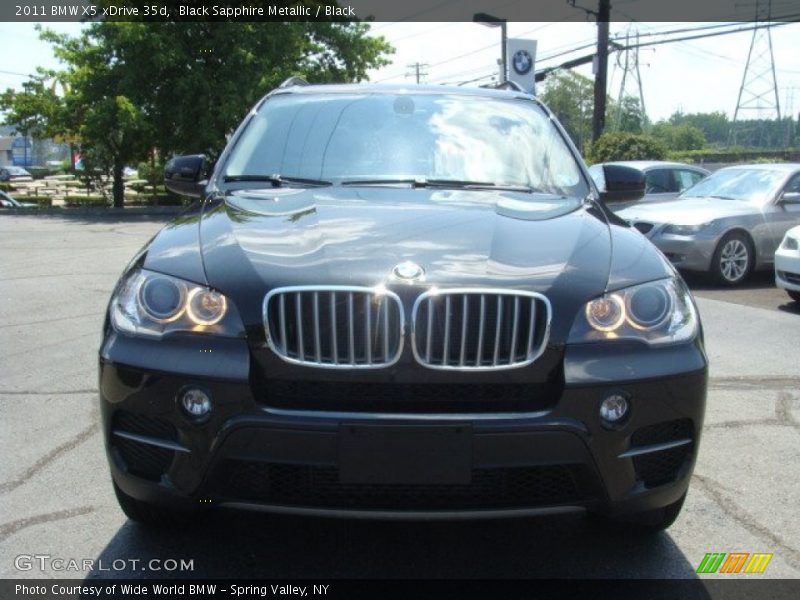 Black Sapphire Metallic / Black 2011 BMW X5 xDrive 35d