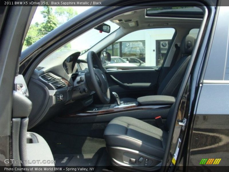 Black Sapphire Metallic / Black 2011 BMW X5 xDrive 35d