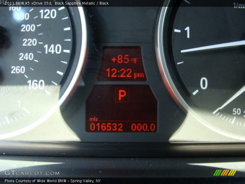 Black Sapphire Metallic / Black 2011 BMW X5 xDrive 35d