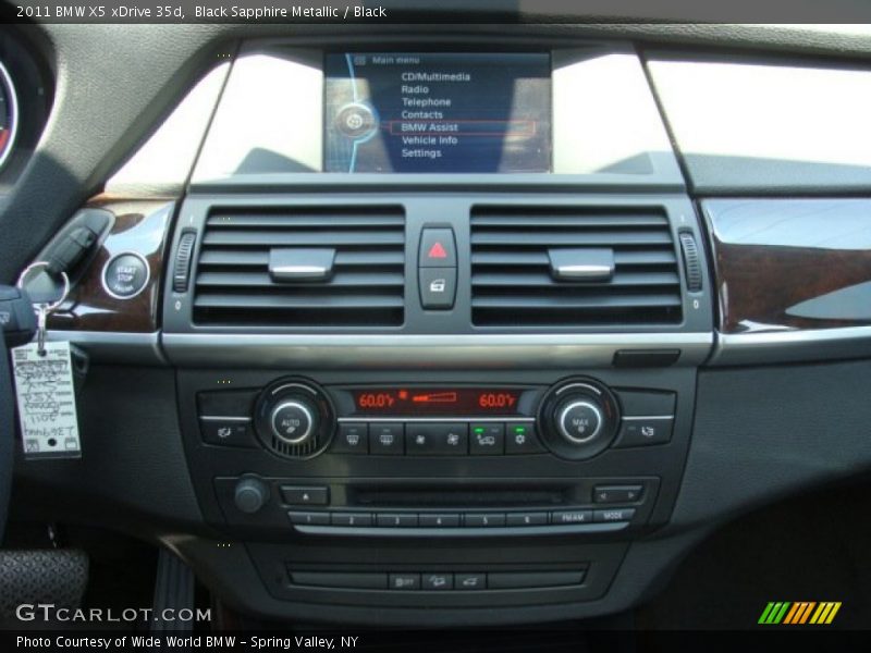 Black Sapphire Metallic / Black 2011 BMW X5 xDrive 35d