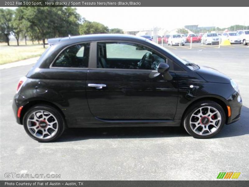 Nero (Black) / Sport Tessuto Nero/Nero (Black/Black) 2012 Fiat 500 Sport
