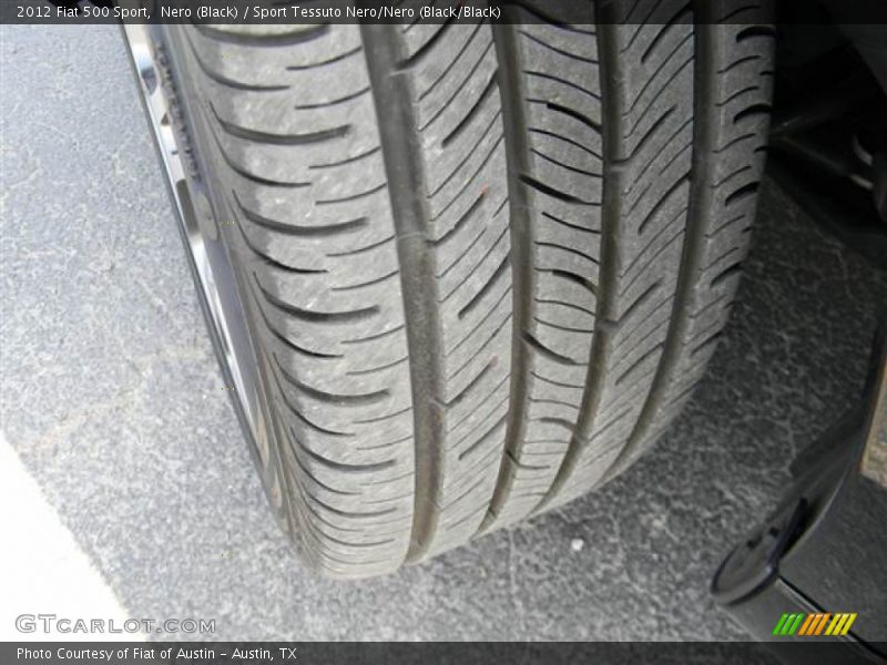 Nero (Black) / Sport Tessuto Nero/Nero (Black/Black) 2012 Fiat 500 Sport
