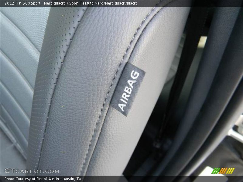 Nero (Black) / Sport Tessuto Nero/Nero (Black/Black) 2012 Fiat 500 Sport