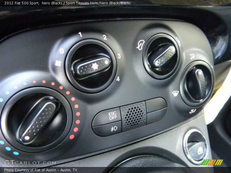 Controls of 2012 500 Sport