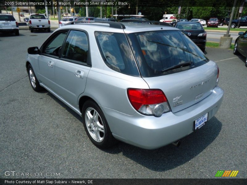 Platinum Silver Metallic / Black 2005 Subaru Impreza 2.5 RS Wagon