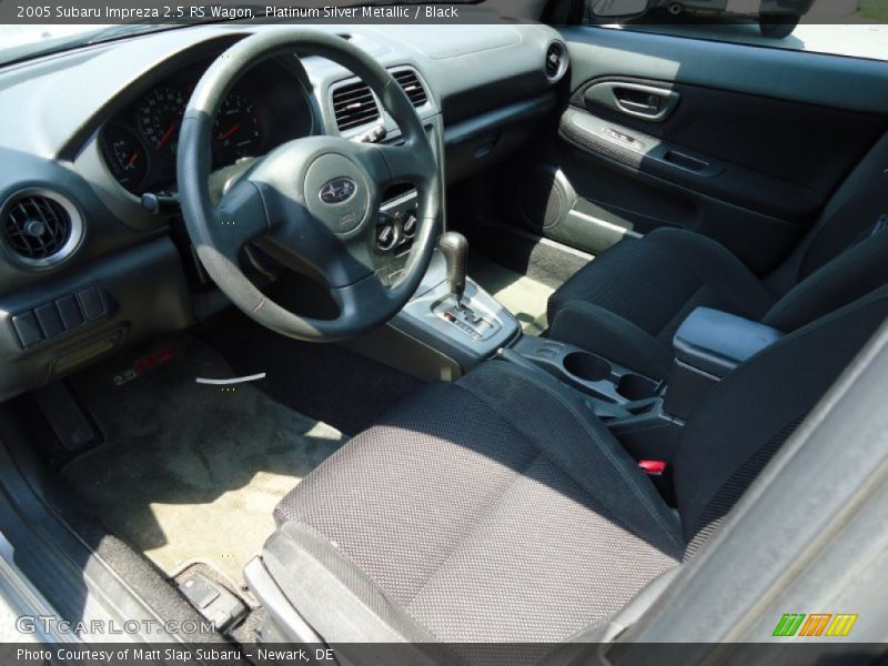 Platinum Silver Metallic / Black 2005 Subaru Impreza 2.5 RS Wagon