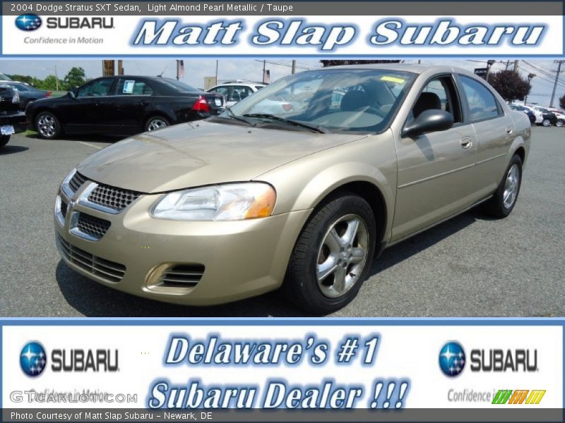 Light Almond Pearl Metallic / Taupe 2004 Dodge Stratus SXT Sedan