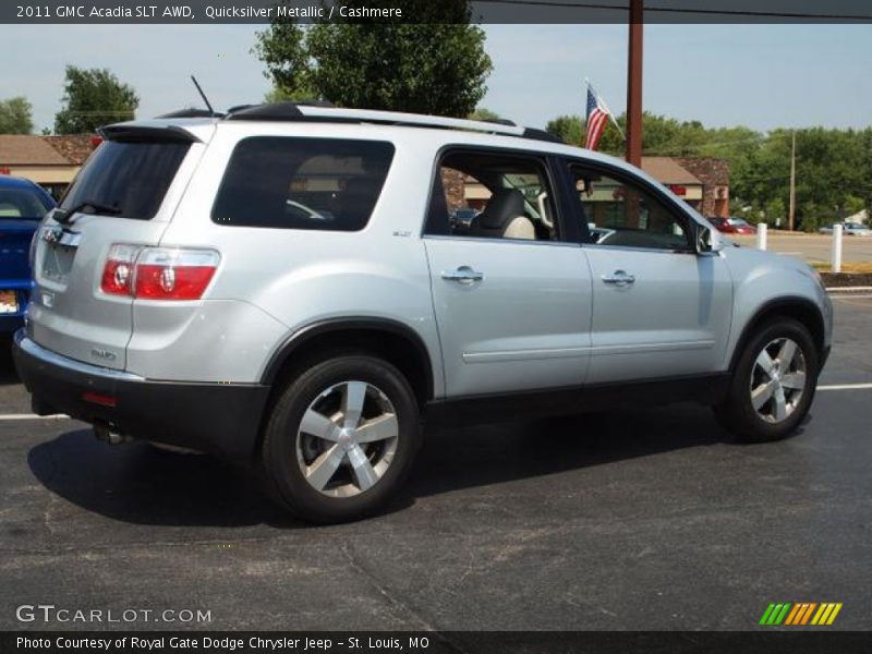 Quicksilver Metallic / Cashmere 2011 GMC Acadia SLT AWD