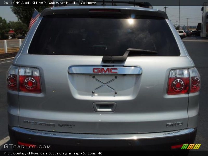 Quicksilver Metallic / Cashmere 2011 GMC Acadia SLT AWD