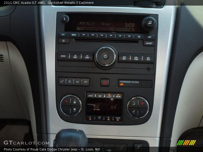 Quicksilver Metallic / Cashmere 2011 GMC Acadia SLT AWD
