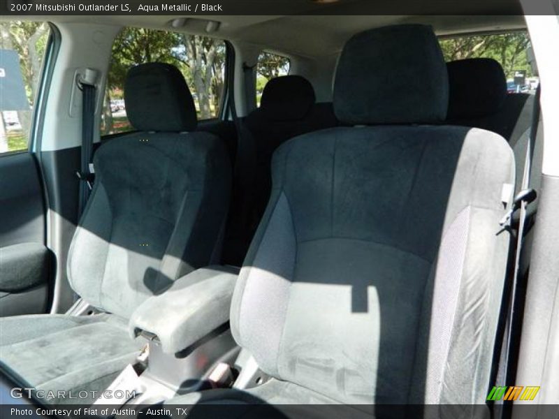 Aqua Metallic / Black 2007 Mitsubishi Outlander LS