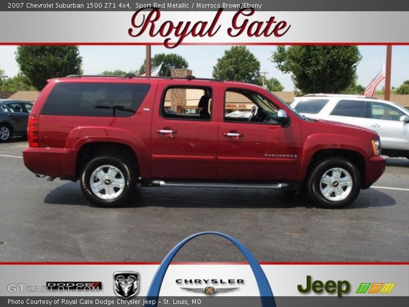 Sport Red Metallic / Morroco Brown/Ebony 2007 Chevrolet Suburban 1500 Z71 4x4