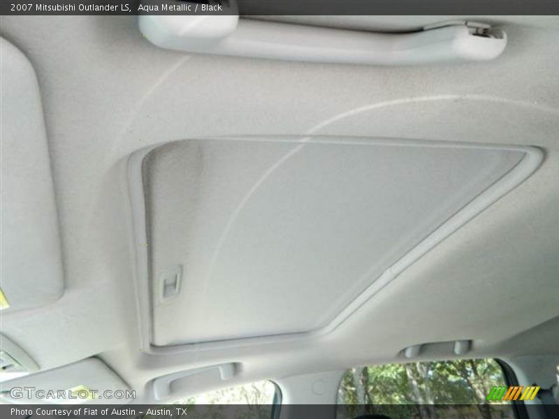 Aqua Metallic / Black 2007 Mitsubishi Outlander LS