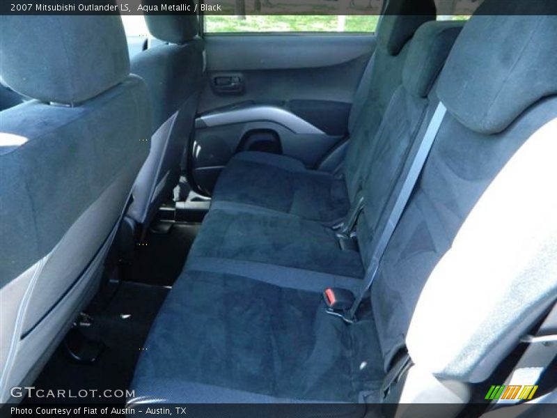 Aqua Metallic / Black 2007 Mitsubishi Outlander LS