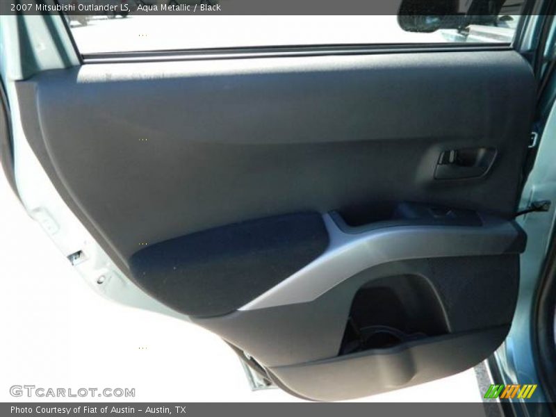 Aqua Metallic / Black 2007 Mitsubishi Outlander LS