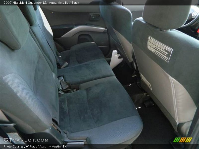 Aqua Metallic / Black 2007 Mitsubishi Outlander LS