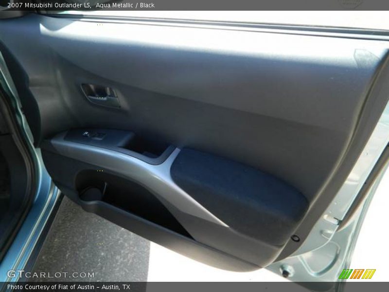 Aqua Metallic / Black 2007 Mitsubishi Outlander LS