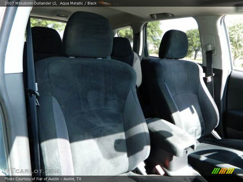 Aqua Metallic / Black 2007 Mitsubishi Outlander LS